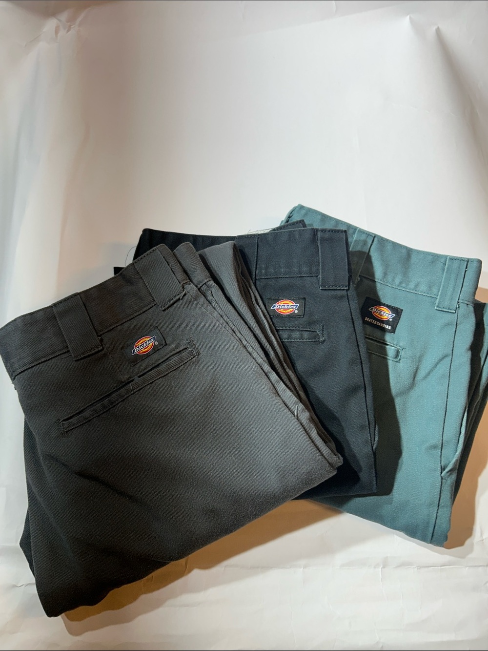 Dickies Men’s Work Pants Set of 3 (32x32) Black, Gray & Teal - Picture 14 of 14